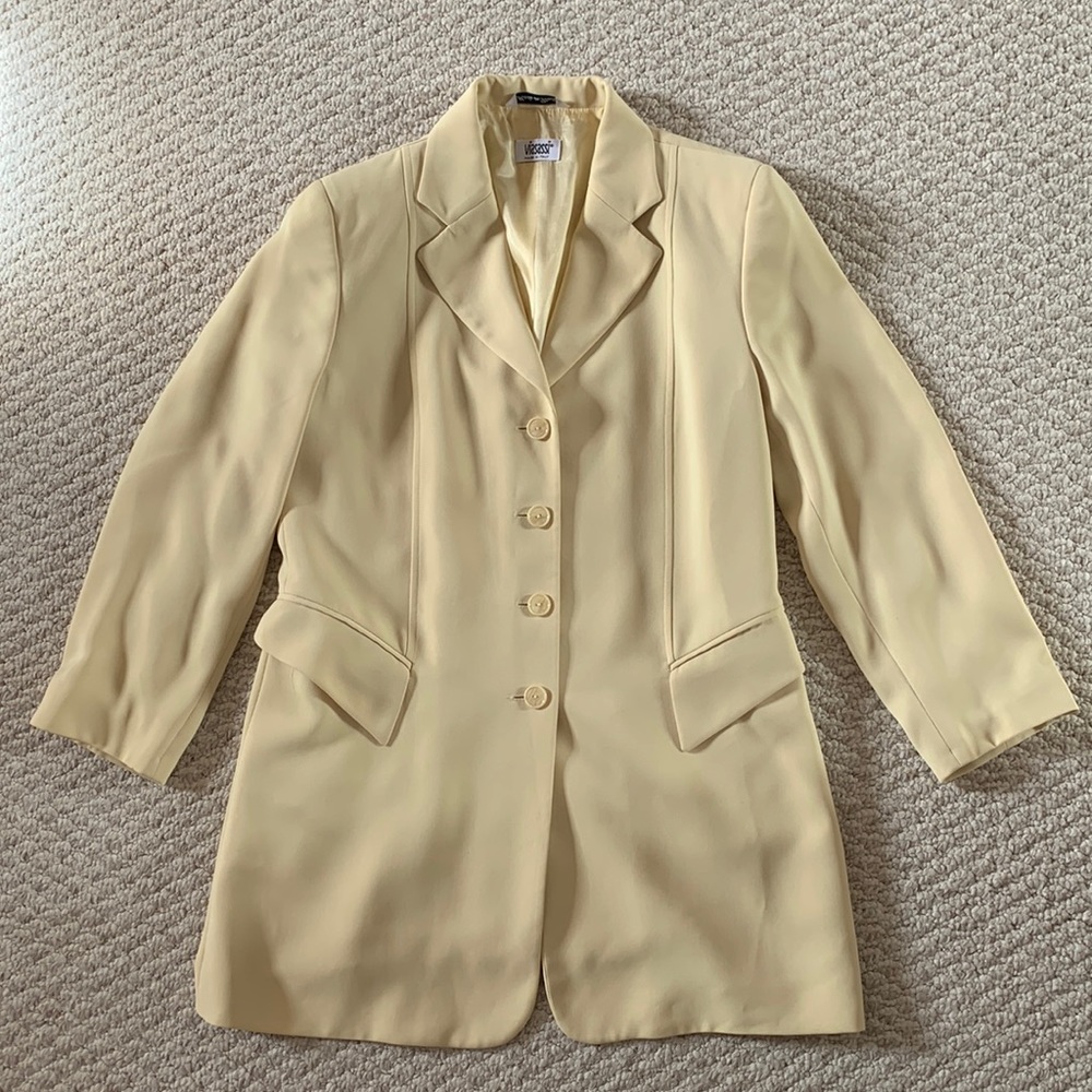 Vintage Italian Pantsuit Set - Yellow